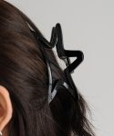 스칼렛또(SCALETTO) CKE502 Black Big Star Hair Tongs Pin