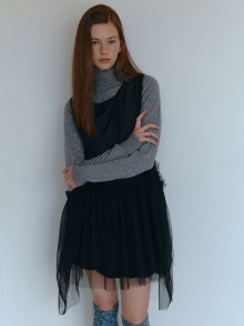 LAYERED SHA DRESS_BLACK