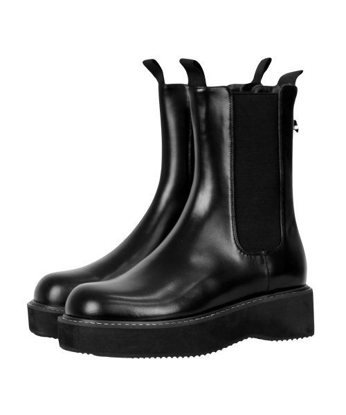 Black platform sales chelsea boots