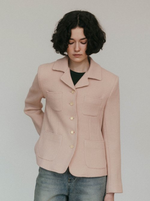 시엔느(SIENNE) Kelly Tweed Jacket (Pink) - 사이즈 & 후기