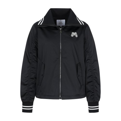 Collar Knit Point Jumper Black