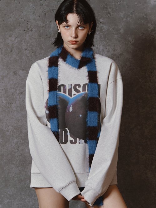 POISONED APPLE SWEATSHIRT - OATMEAL