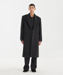 Chesterfield Coat - Charcoal Grey