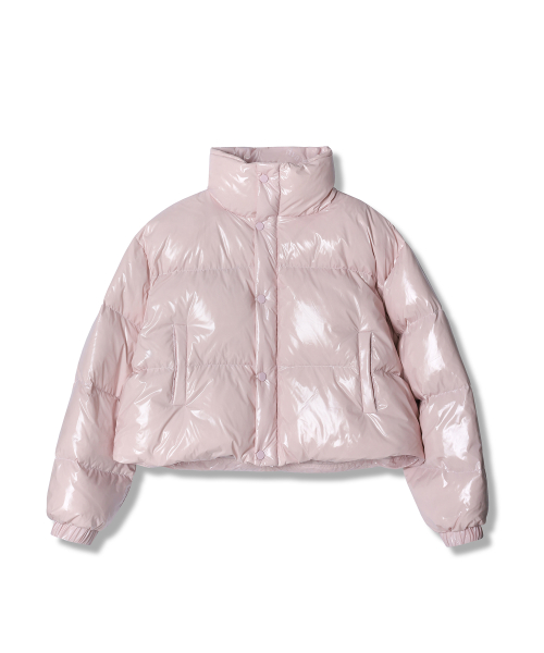 ☆AVANDRESS☆Siberia Duck Shiny Crop Padding 男女兼用 韓国 어반드레스(AVANDRESS) Siberia Duck Shiny Crop Padding PINK
