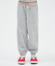 [23FW clove] Sherpa Fleece Pants_Kids (Light Grey)