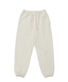 [기모] LINE JOGGER PANTS OATMEAL