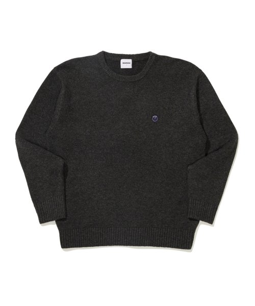 마크엠(MARKM) SMILE LOGO PULLOVER GRAY - 사이즈 & 후기 | 무신사