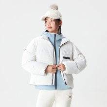 [얼리버드10] 여성 스위스 스키팀 크롭 다운 화이트(SO422SDJO5)