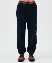 [23FW clove] Sherpa Fleece Pants_Men (Navy)