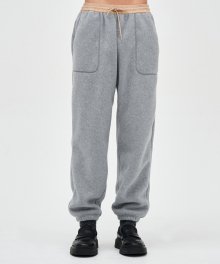 [23FW clove] Sherpa Fleece Pants_Men (Melange Grey)