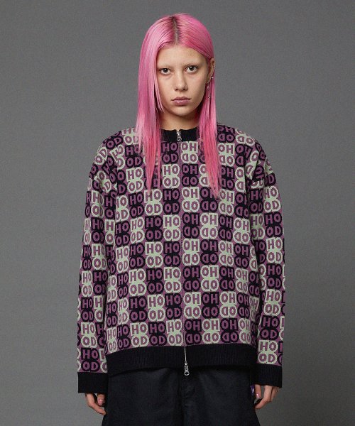 HD Logo Knit Cardigan