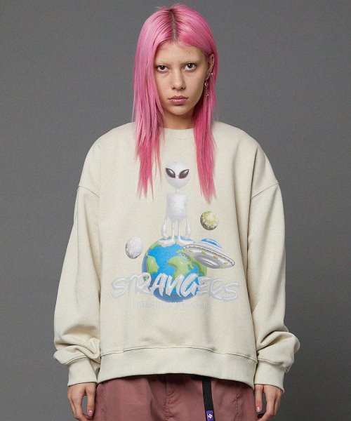 Mars Spaceshuttle UFO Alien Weirdcore Aesthetic' Unisex Crewneck