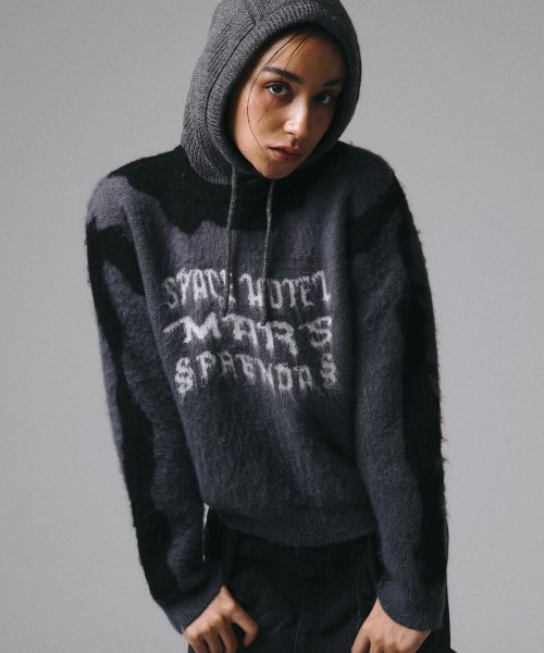 MARS SURFACE KNIT BLACK