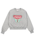 코카-콜라(Coca-Cola) Basic sweatshirt 멜란지그레이