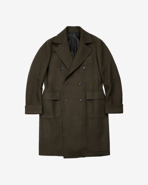 솔티 Bonheur Wool Polo Coat (Khaki)