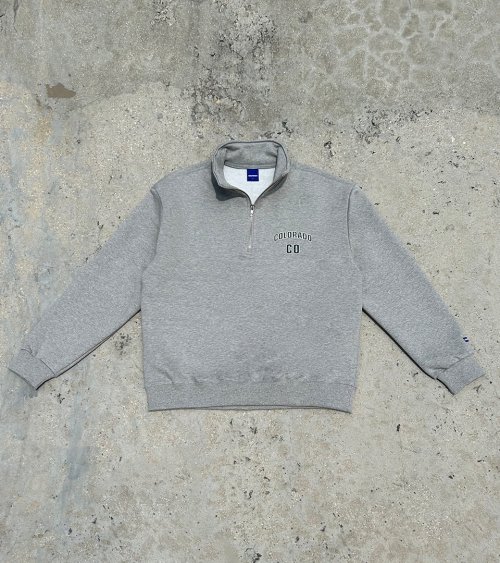COLORADO HALF ZIP-UP (MELANGE GREY)