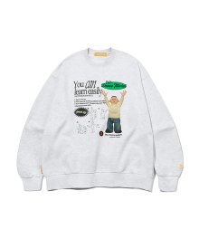 [Pat&Mat] Tutorial Sweatshirt(CLOUD GRAY)
