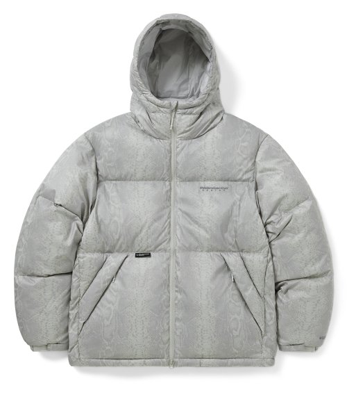 MUSINSA | thisisneverthat® PERTEX® DSN Hooded Down Jacket Gray