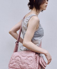 [EXCLUSIVE] Puffy messenger bag(Dust pink)_OVBAX23019DPK