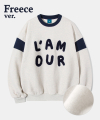 [Fleece] L’AMOUR Boucle Sweatshirt T82 - Oatmeal