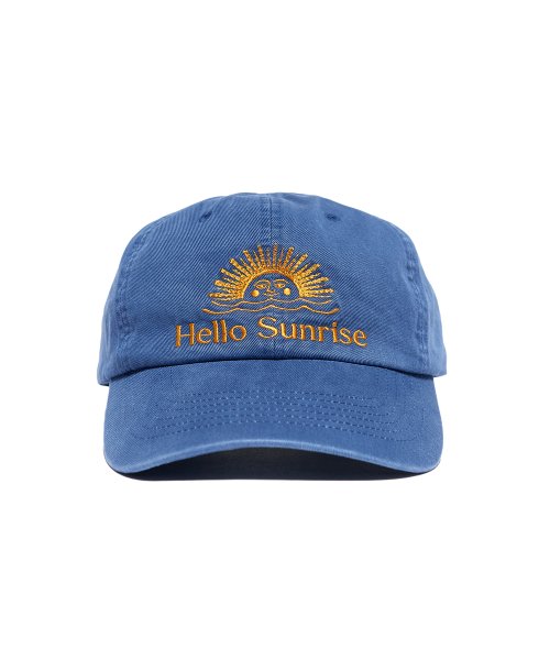 헬로 선라이즈(HELLO SUNRISE) Washed OG Logo Ball Cap (Ocean