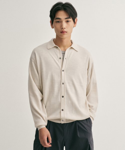 MUSINSA | ANOTHER OFFICE 23AW Crepuscule Knit Shirt For Another