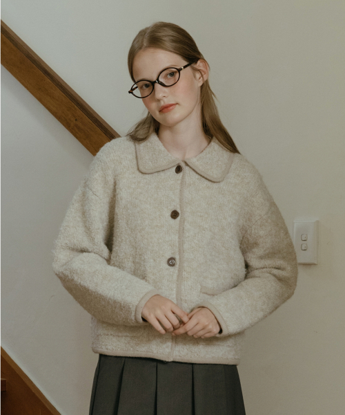 Knit Jacket OATMEAL