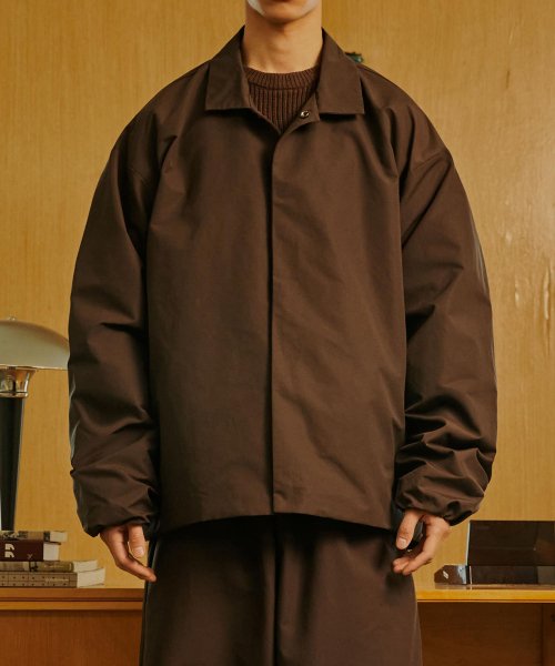 URBAN COACH JACKET (DARK BROWN)
