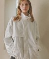 TRENCH WIND JACKET WHITE