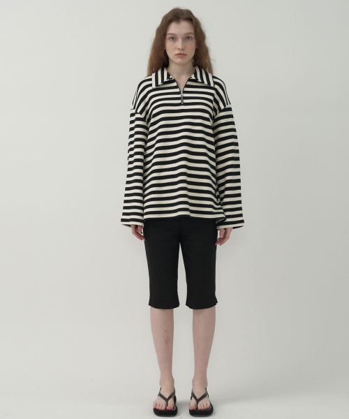 Stripe Shirt - Black Ivory