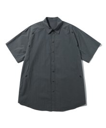 WCL009_LIGHT REFLECTION POINT HALF SHIRTS_Charcoal