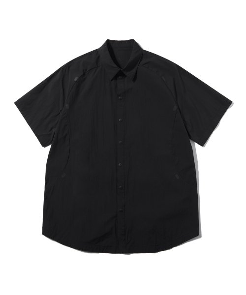 WCL011_LIGHT REFLECTION POINT HALF SHIRTS_Black