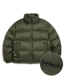 ESSENTIAL PUFFER DOWN JACKET - OLIVE GREEN