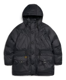 N-3B BAFFLE DOWN PARKA - BLACK