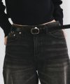 Ellipse Leather Belt (2 color)