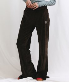 RCC Velour Banding Pants [BROWN]