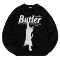 크루치(KRUCHI) CAT BUTLER Knit Sweater (BLACK)