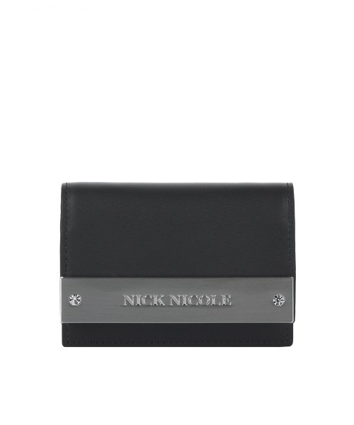 CRYSTAL ACCORDION WALLET_BLACK