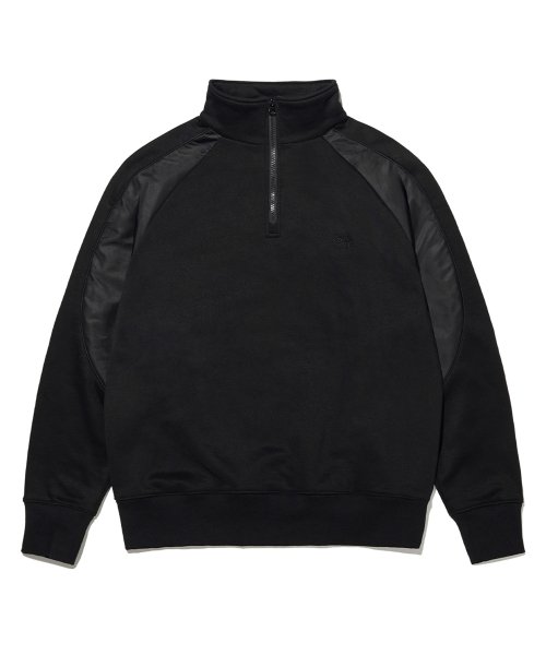 BREATH HALF ZIPUP - BLACK