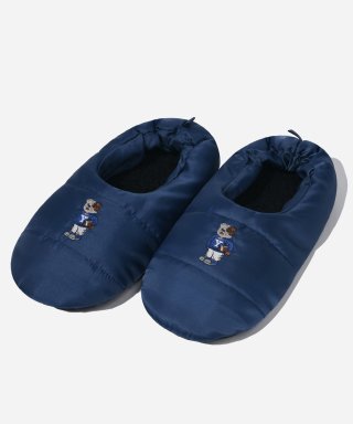 예일(YALE) EMBROIDERY DAN PADDED LOUNGE SHOES NAVY 상품 이미지