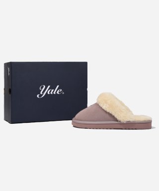 예일(YALE) HERITAGE DAN SUEDE SLIDES PINK 상품 이미지