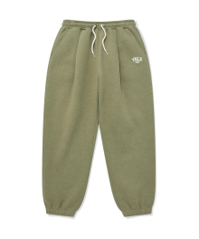 BOA LINING JOGGER SWEAT PANTS HEATHER GREEN