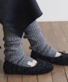 knit leg warmer (F001_charcoal)