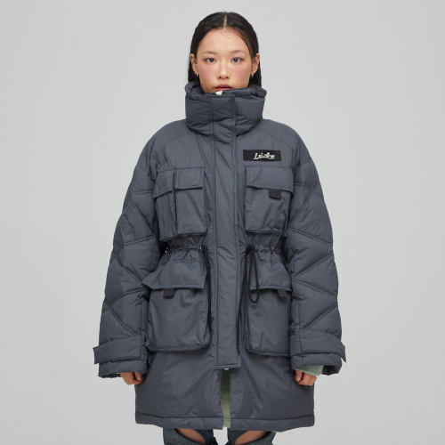 UTILITY GOOSE DOWN JACKET CHARCOAL BP4NK004