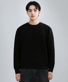 viscose cashlon knit (black)