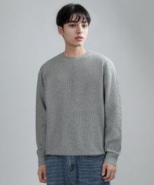 viscose cashlon knit (gray)