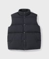 Rustic Goose Vest Nylon Taslan Cloth Natural Touch Water Repellent Finish (Navy )