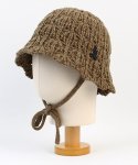 유니버셜 케미스트리(UNIVERSAL CHEMISTRY) String Brown Knit Bucket Hat 니트버킷햇