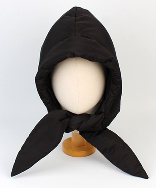 Musubi Padding Black Balaclava 패딩모자