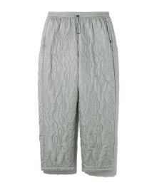 FLAME QUILTING PANTS LIGHT GREY